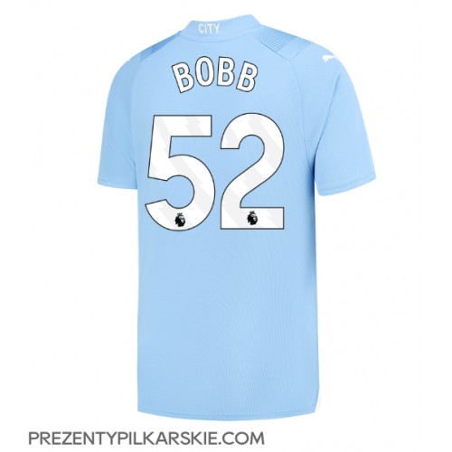 Stroje piłkarskie Manchester City Oscar Bobb #52 Koszulka Podstawowej 2023-24 Krótki Rękaw